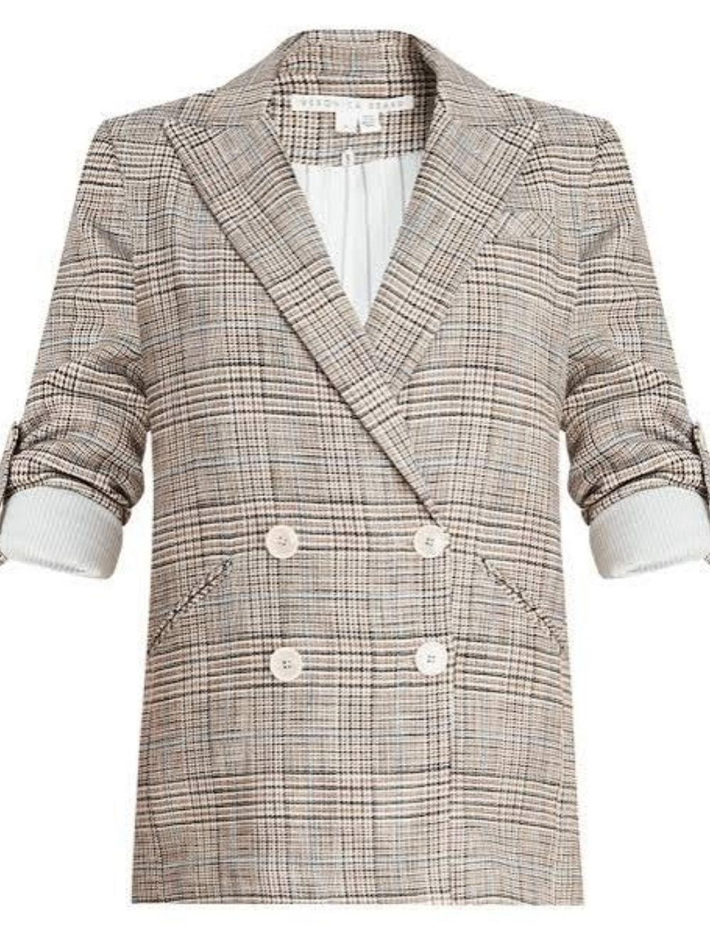 Veronica Beard Parineti Houndstooth Dickey Jacket Blazer Celebrity Size 0 - Picture 2 of 12